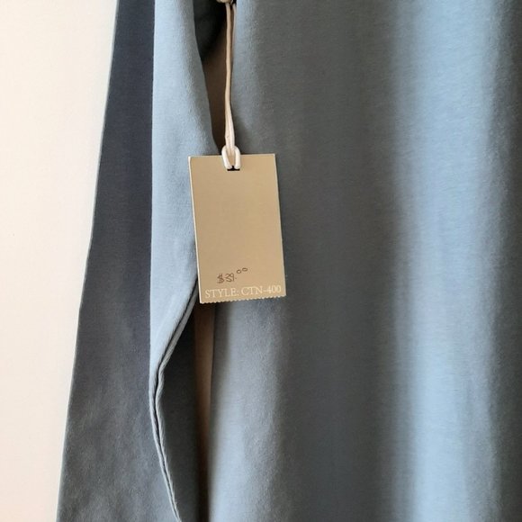 DKR Jersey Ruched Popover - Blue - Size Medium - Picture 2 of 5